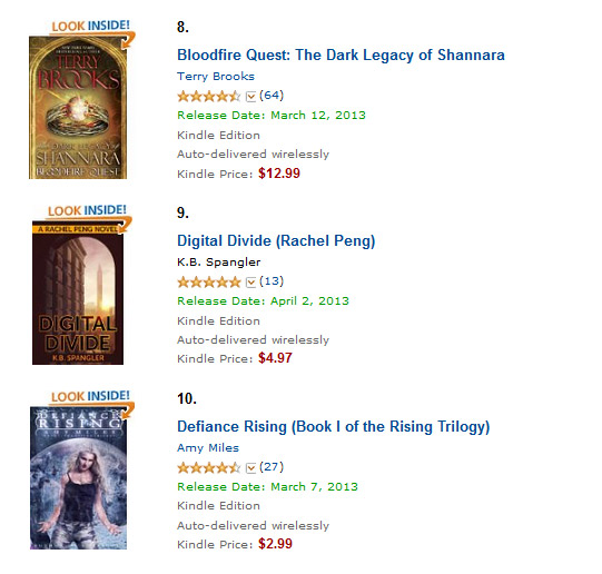 I have actually read Terry Brooks and wheeee!