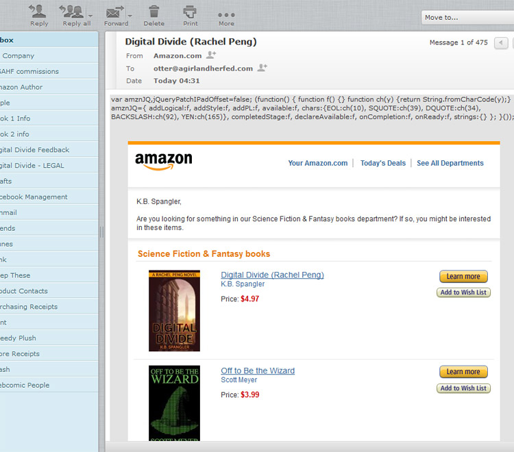 I like how they're grouping webcomic authors together. Rather like a quarantine! (click to enlarge)