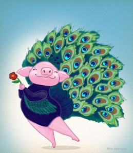 Not quite sure what you call this. I'm going with "Peapig" because the other way around is not right at all.